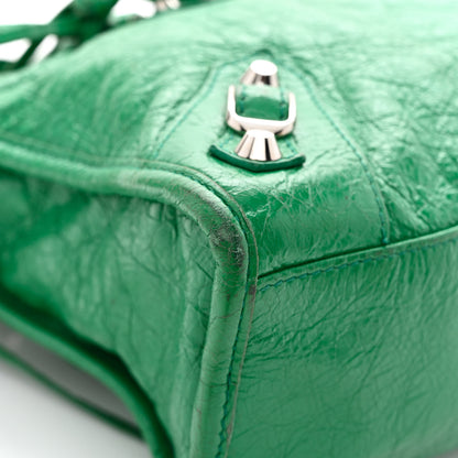 Balenciaga Agneau Classic Silver Hardware S City Magic Green 16 of 19