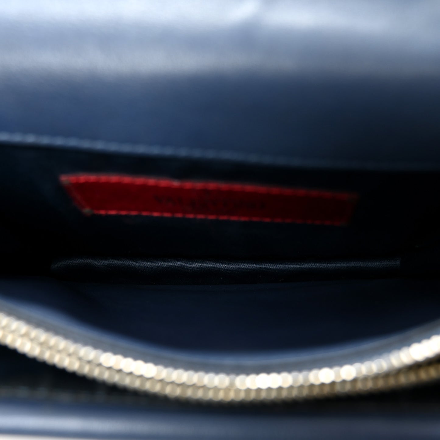 Calfskin Rockstud Wallet On Chain Marine