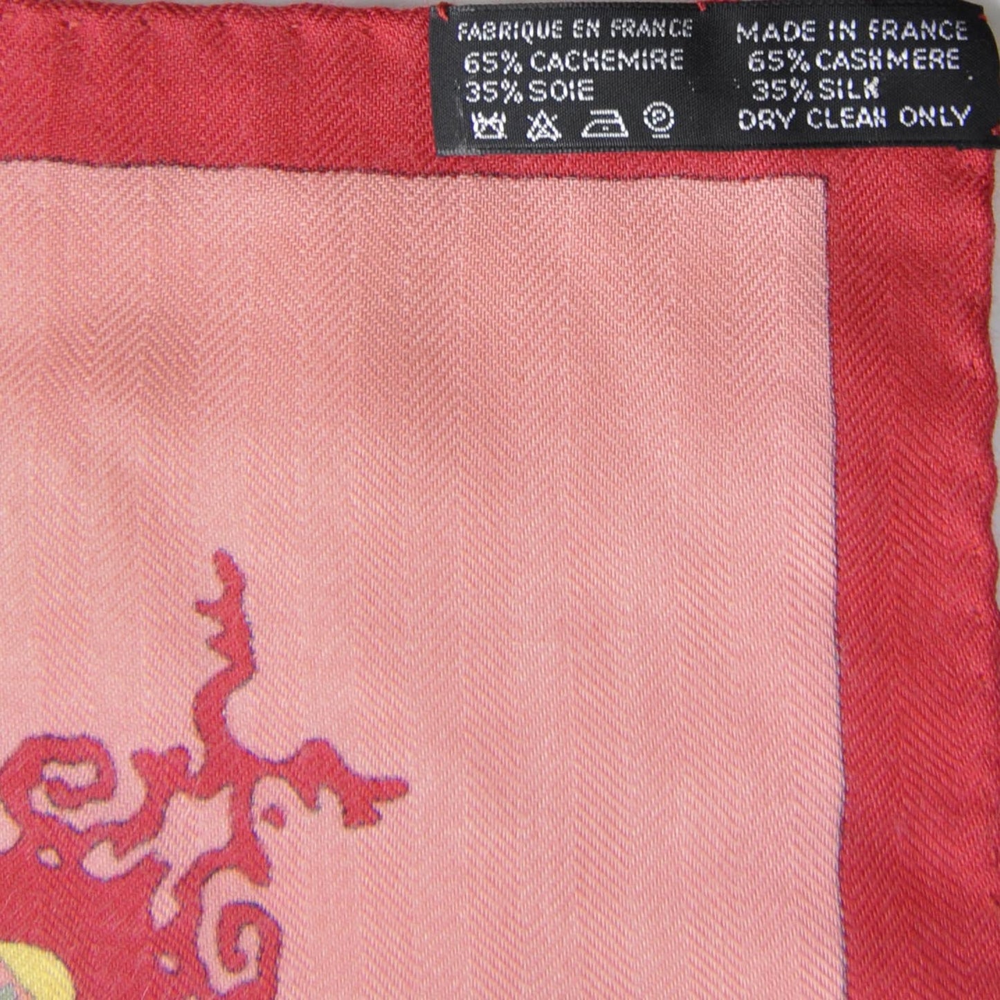 Cashmere Silk Legende Kuna Peuple de Panama Scarf 90