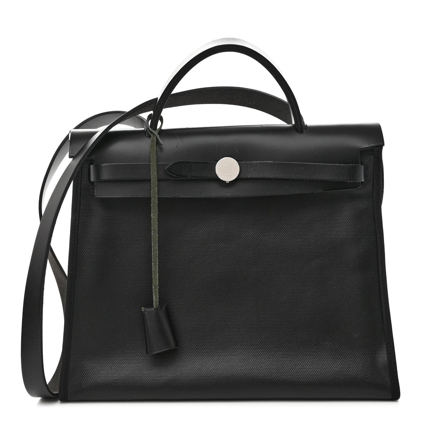 Toile H Berline Vache Hunter Herbag Zip PM 31 Black Ecru