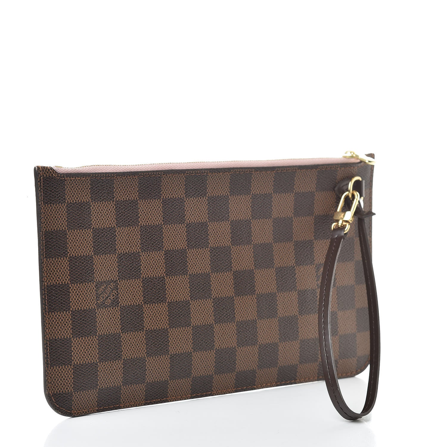 Louis Vuitton Damier Ebene Neverfull MM GM Pochette Rose Ballerine 3 of 9