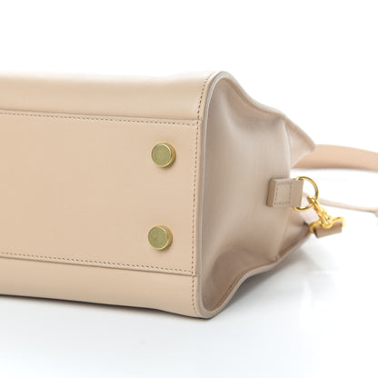 Saint Laurent Calfskin Monogram Baby Cabas Beige 11 of 12