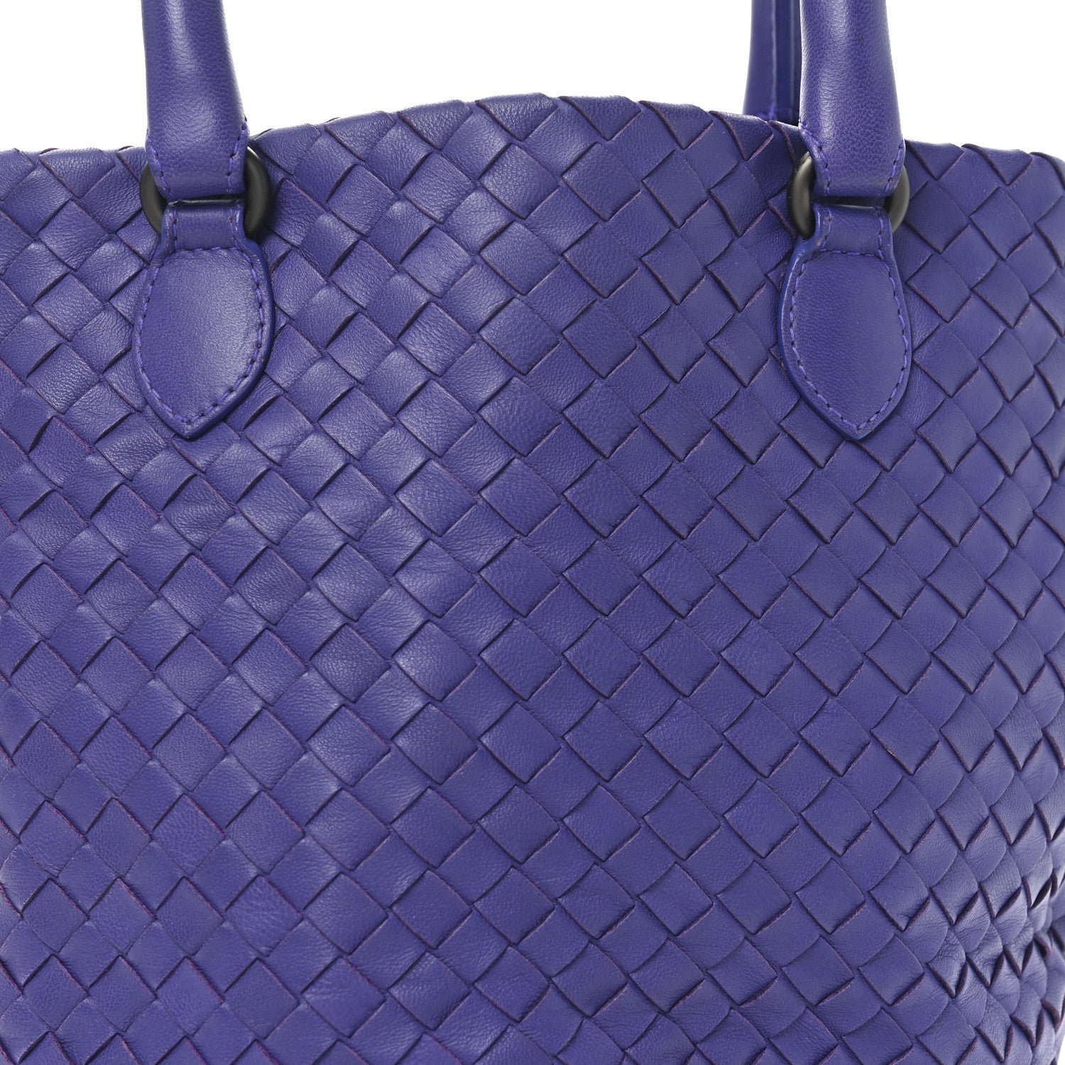 Bottega Veneta Nappa Intrecciato Bucket Bag Purple 9 of 11