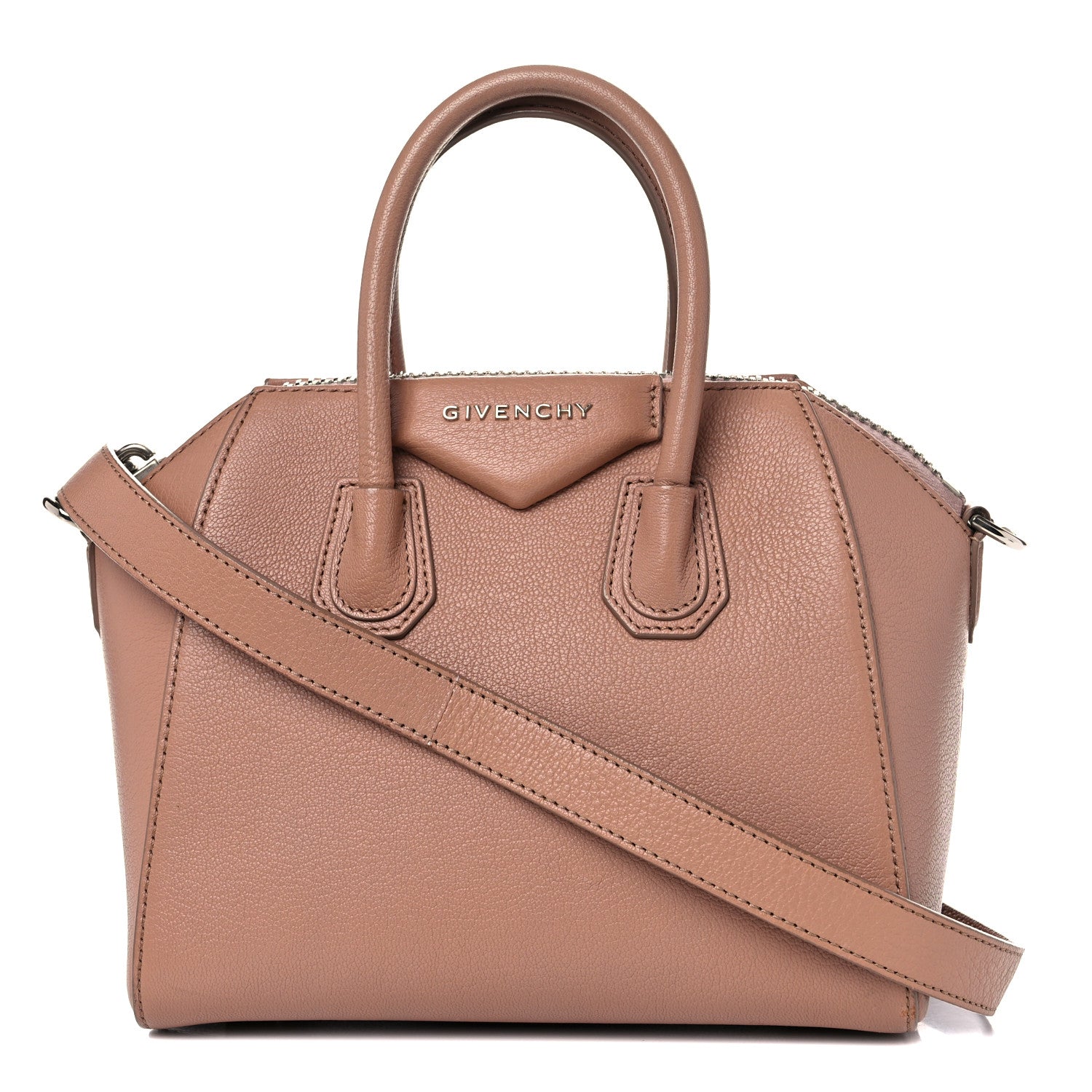 Givenchy Sugar Goatskin Mini Antigona Old Pink 1 of 17