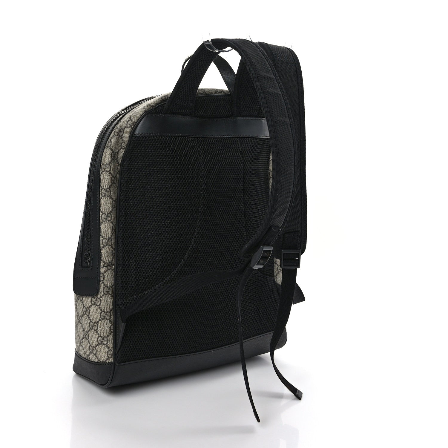 Gucci GG Supreme Monogram Medium Backpack Black 3 of 9