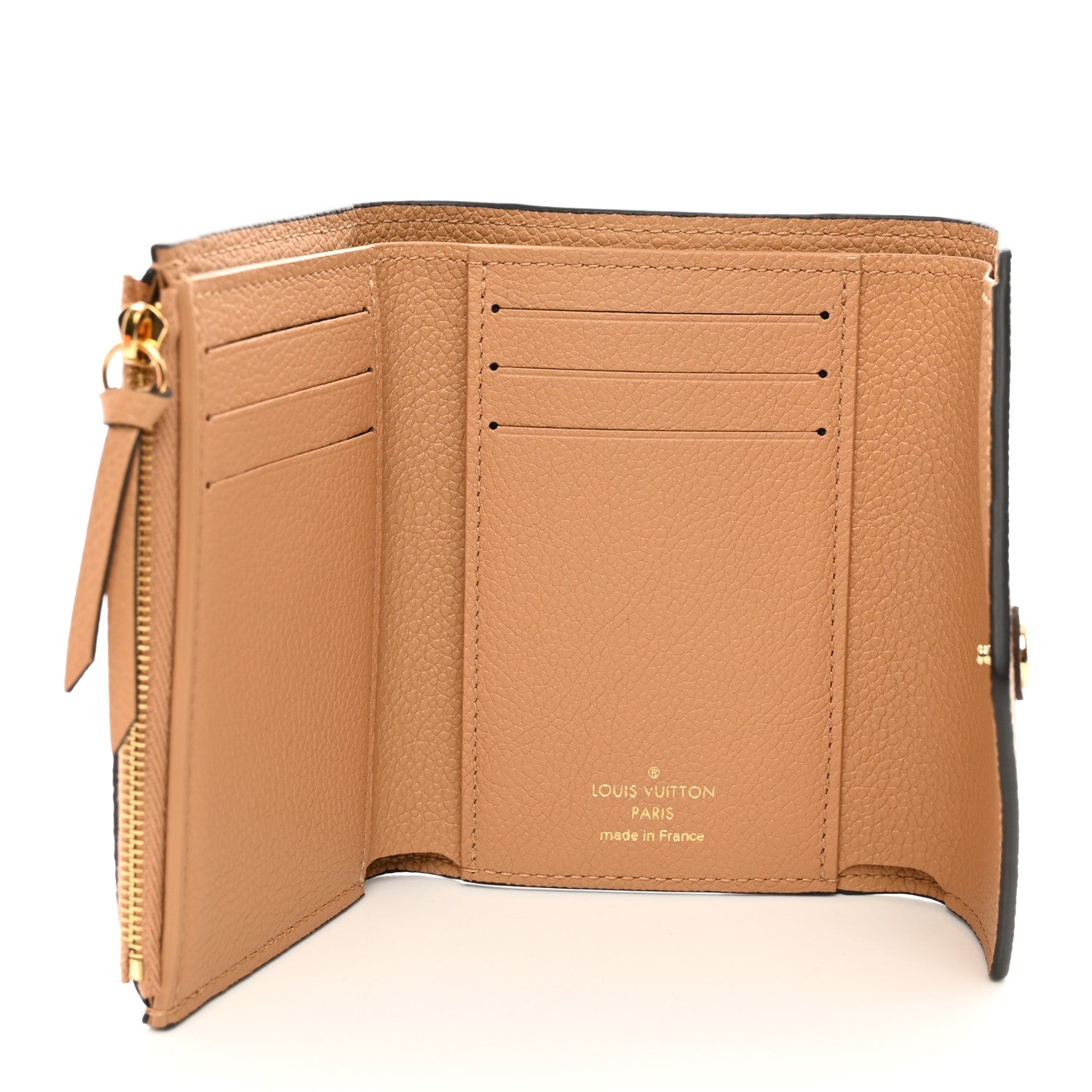 Louis Vuitton Empreinte Monogram Giant Victorine Wallet Arizona Creme 5 of 9