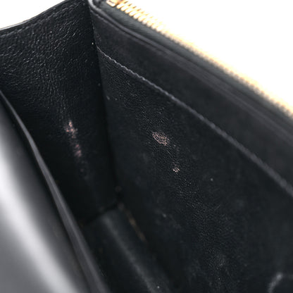 Saint Laurent Smooth Calfskin Classic Monogram Kate Tassel Chain Wallet Black 10 of 14