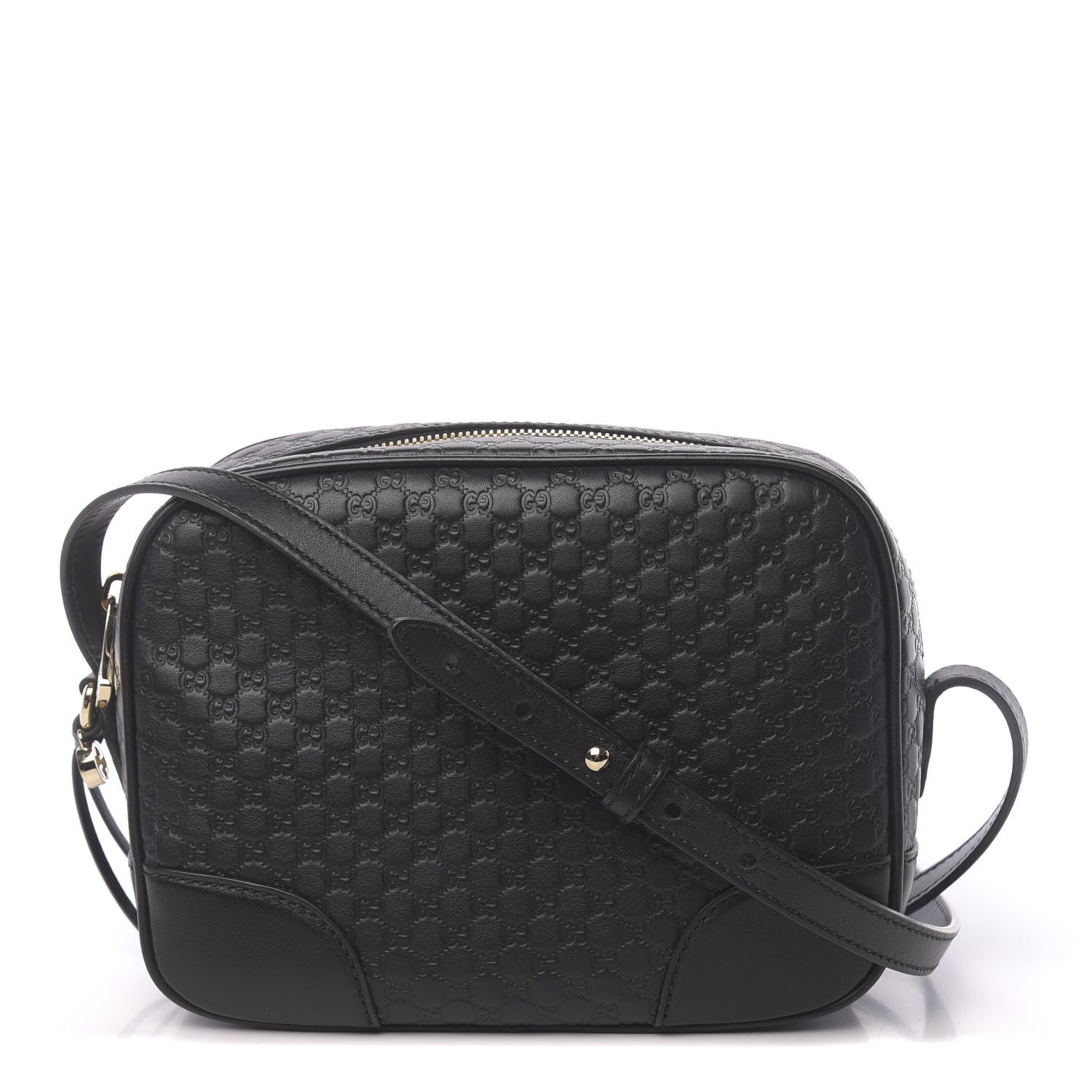 Gucci Microguccissima Mini Bree Messenger Bag Black 1 of 10