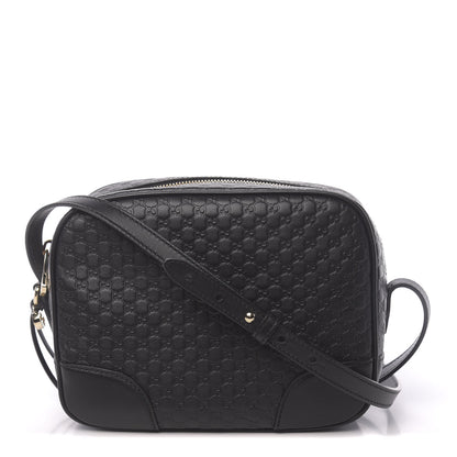 Gucci Microguccissima Mini Bree Messenger Bag Black 1 of 10