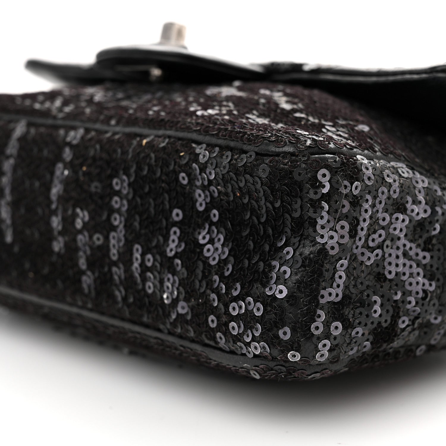 Chanel Sequin Lambskin Mini Moonlight on Water Flap Black 10 of 10