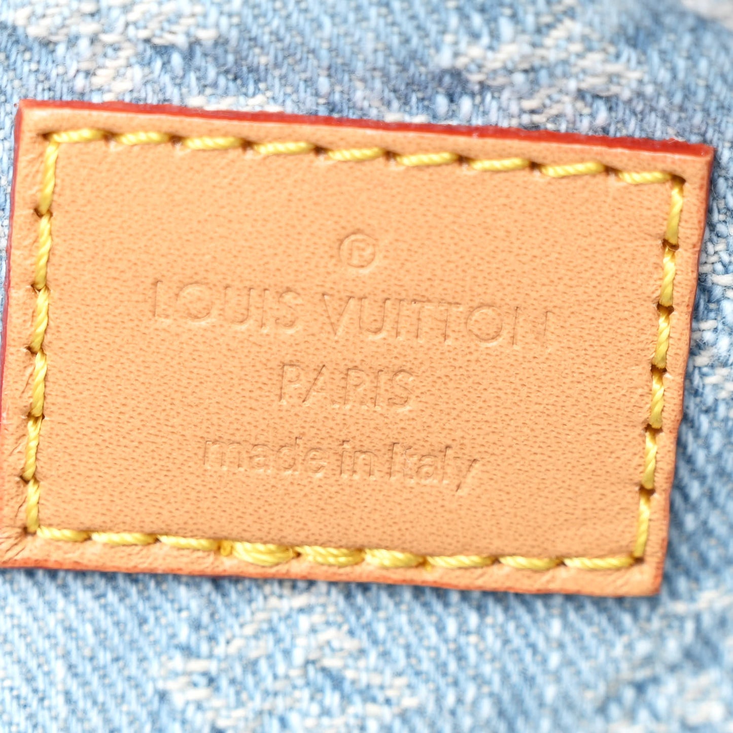 Monogram Denim Mini Bumbag Sky Blue