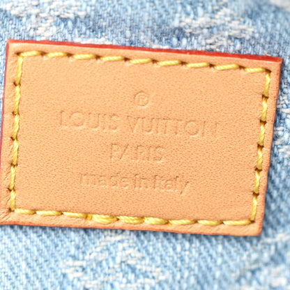 Louis Vuitton Monogram Denim Mini Bumbag Sky Blue 6 of 10