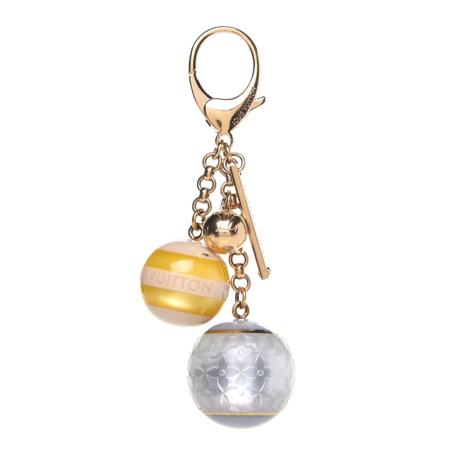 Louis Vuitton Mini Lin Croisette Bag Charm Yellow 1 of 3