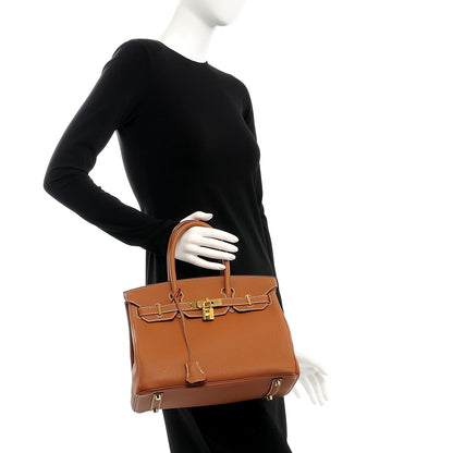 Hermes Togo Birkin 30 Gold 2 of 11