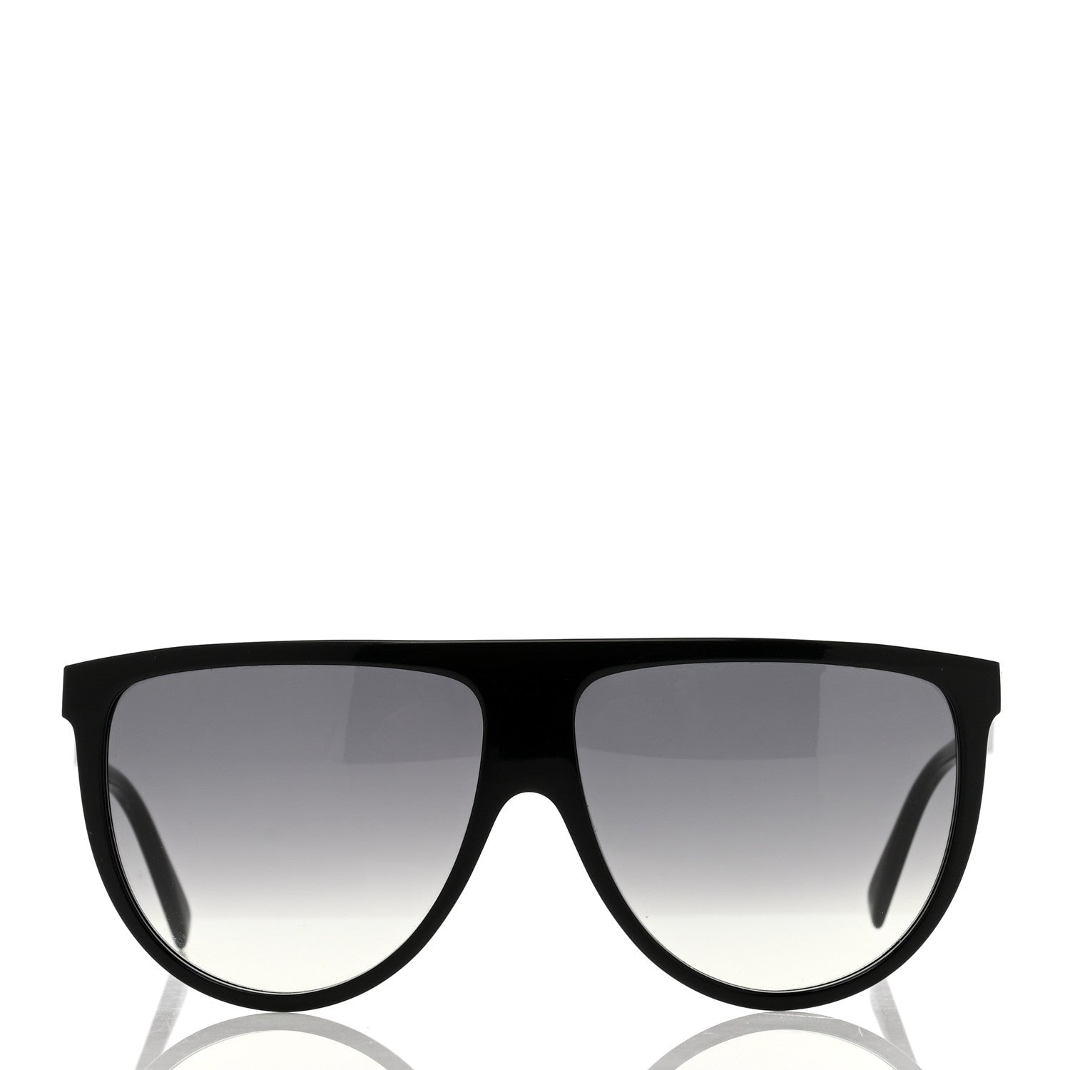 Celine Flat Top Shield Sunglasses CL 40006IN Black 2 of 6