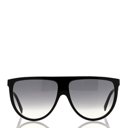 Celine Flat Top Shield Sunglasses CL 40006IN Black 2 of 6