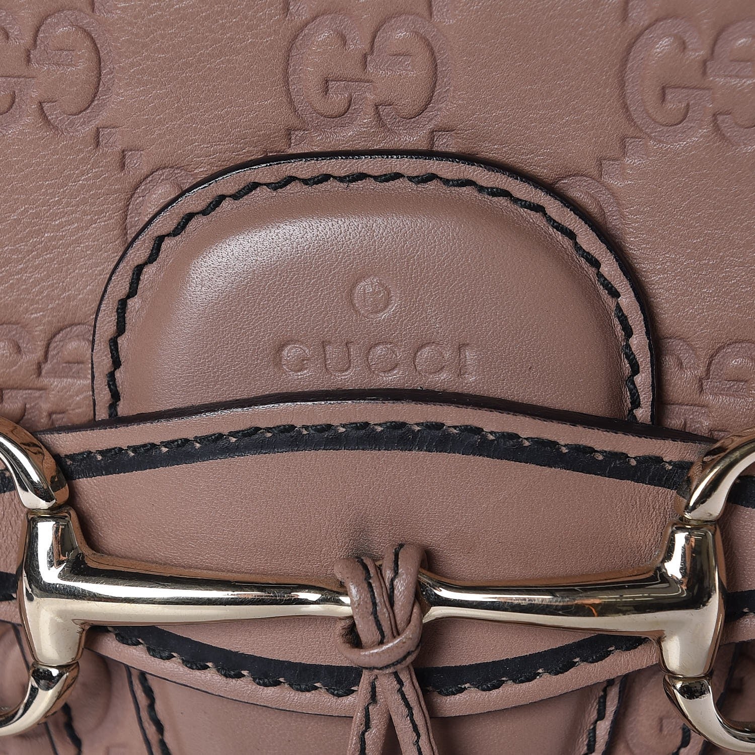 Gucci Guccissima Medium Emily Chain Shoulder Bag Camelia 6 of 10