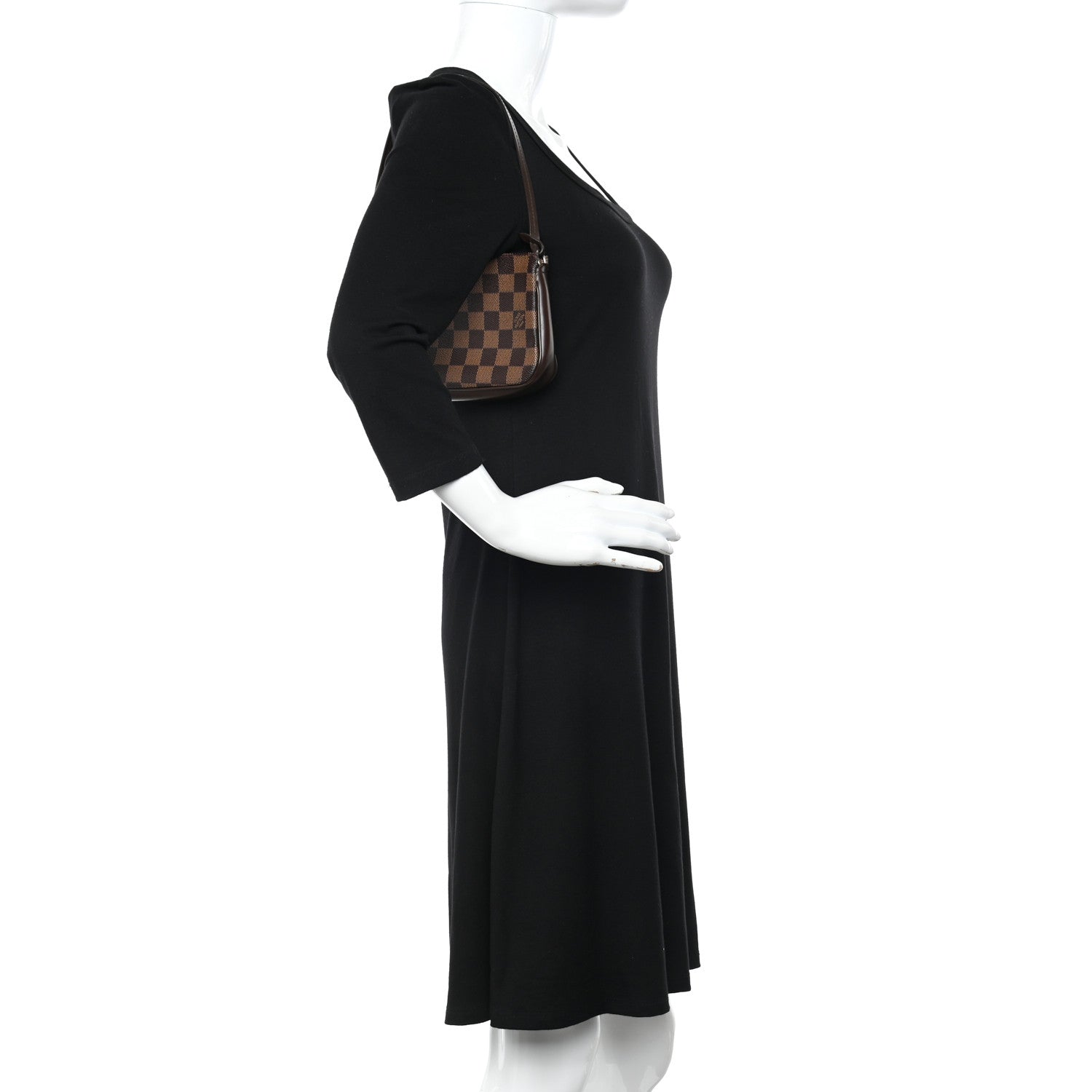 Louis Vuitton Damier Ebene Navona Pochette Accessories 2 of 10