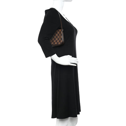 Louis Vuitton Damier Ebene Navona Pochette Accessories 2 of 10