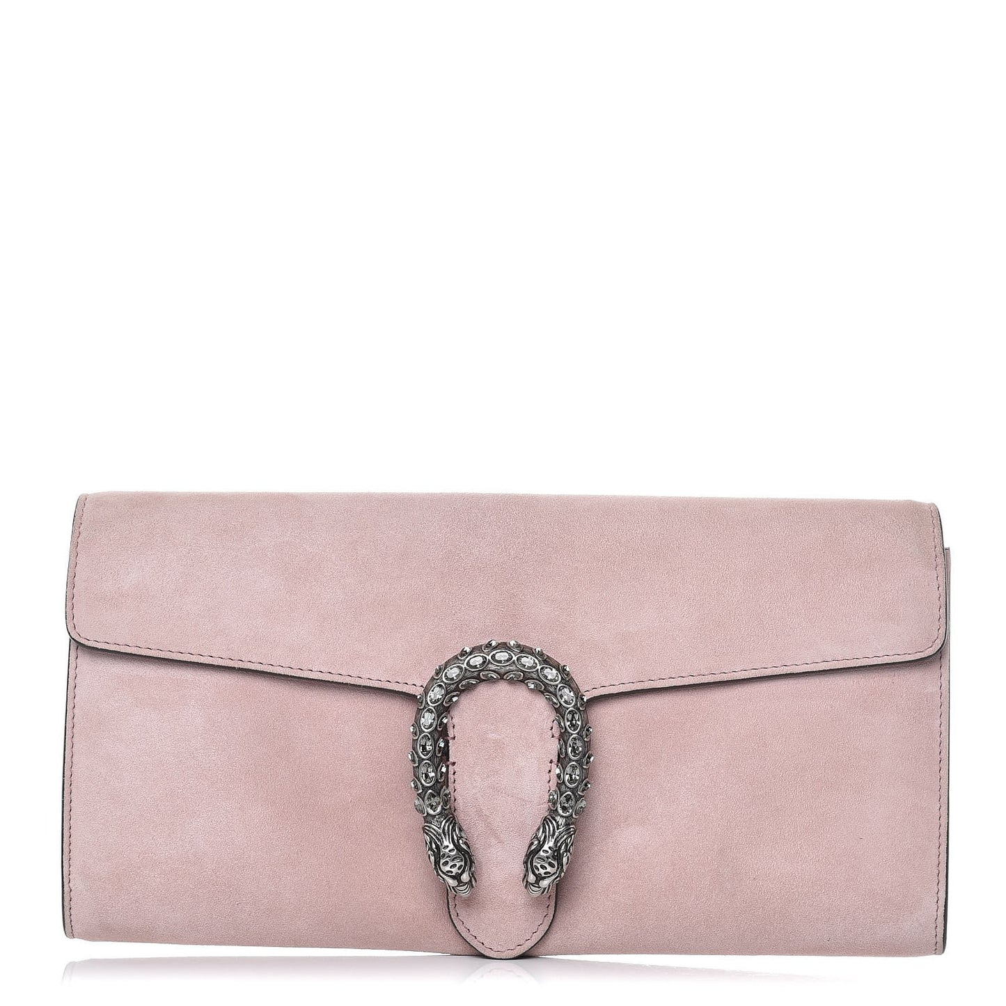 Suede Dionysus Clutch Blush