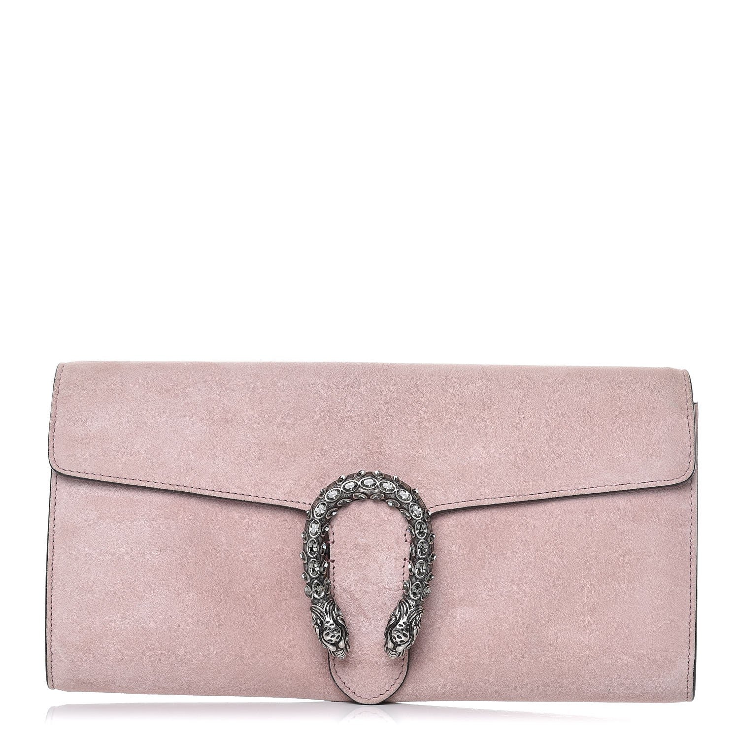 Gucci Suede Dionysus Clutch Blush 1 of 7