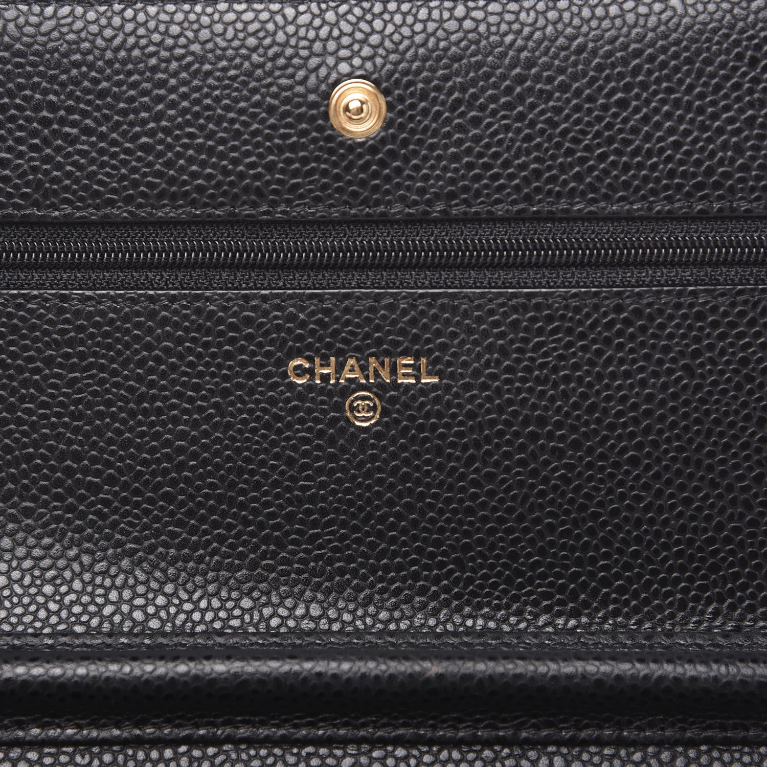 Chanel Caviar Quilted Wallet On Chain WOC Black 5 of 11