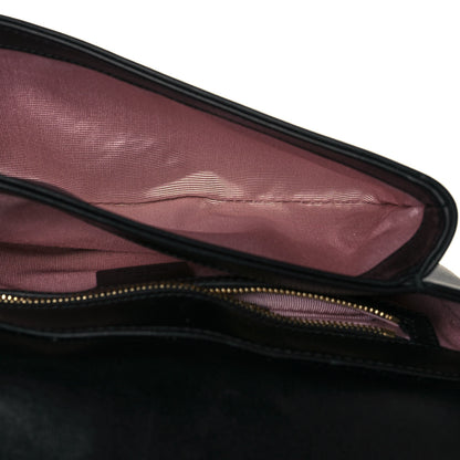 Gucci Vitello Palmellato Lux Small Arli Flap Shoulder Bag Black 5 of 14
