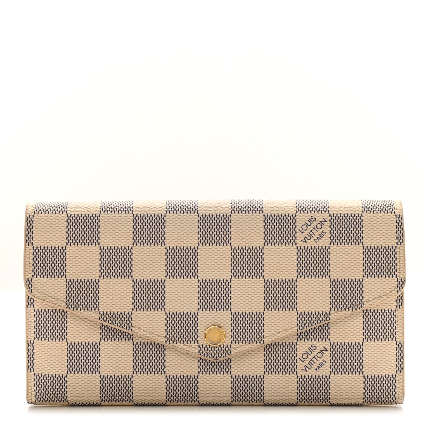 Louis Vuitton Damier Azur Sarah Wallet NM 1 of 6