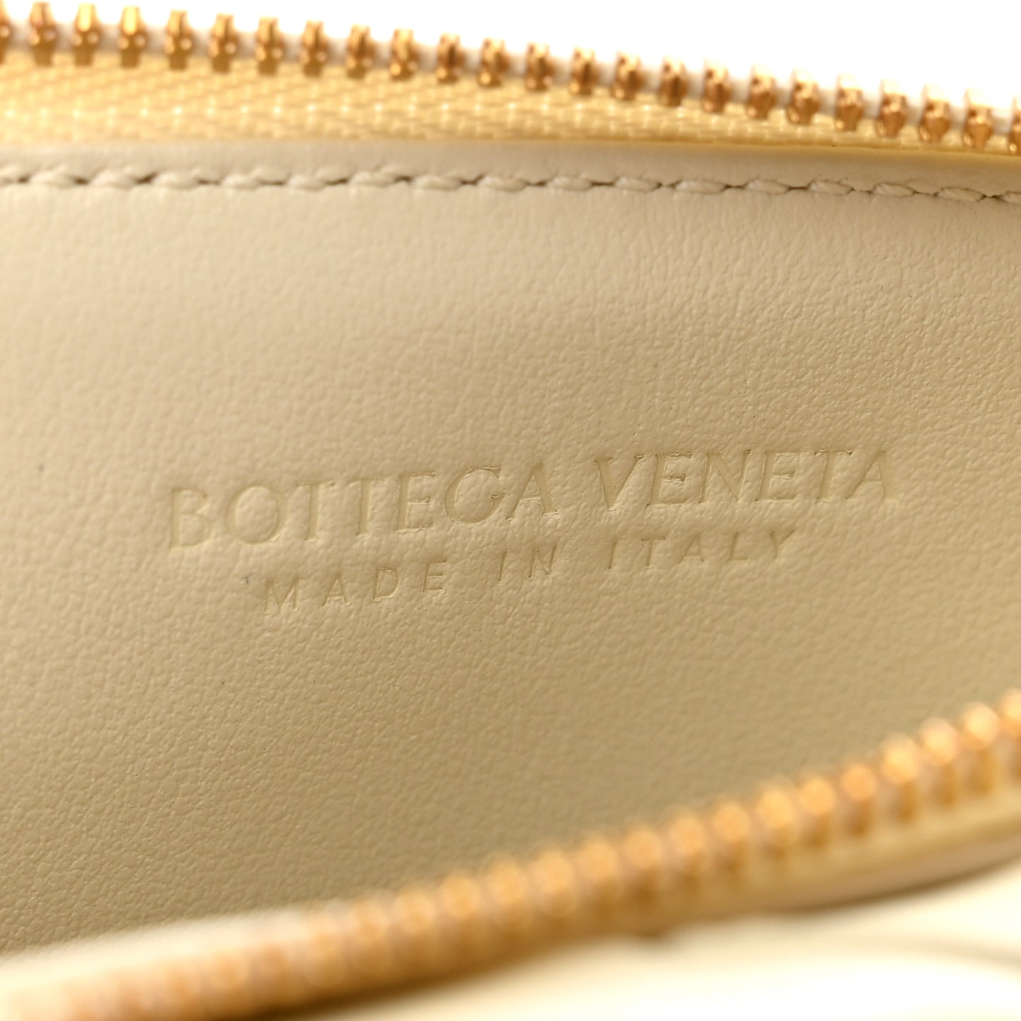 Nappa Intrecciato Andiamo Flap Card Case White