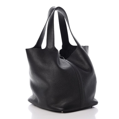 Hermes Taurillon Clemence Picotin Lock 26 GM Black 3 of 11