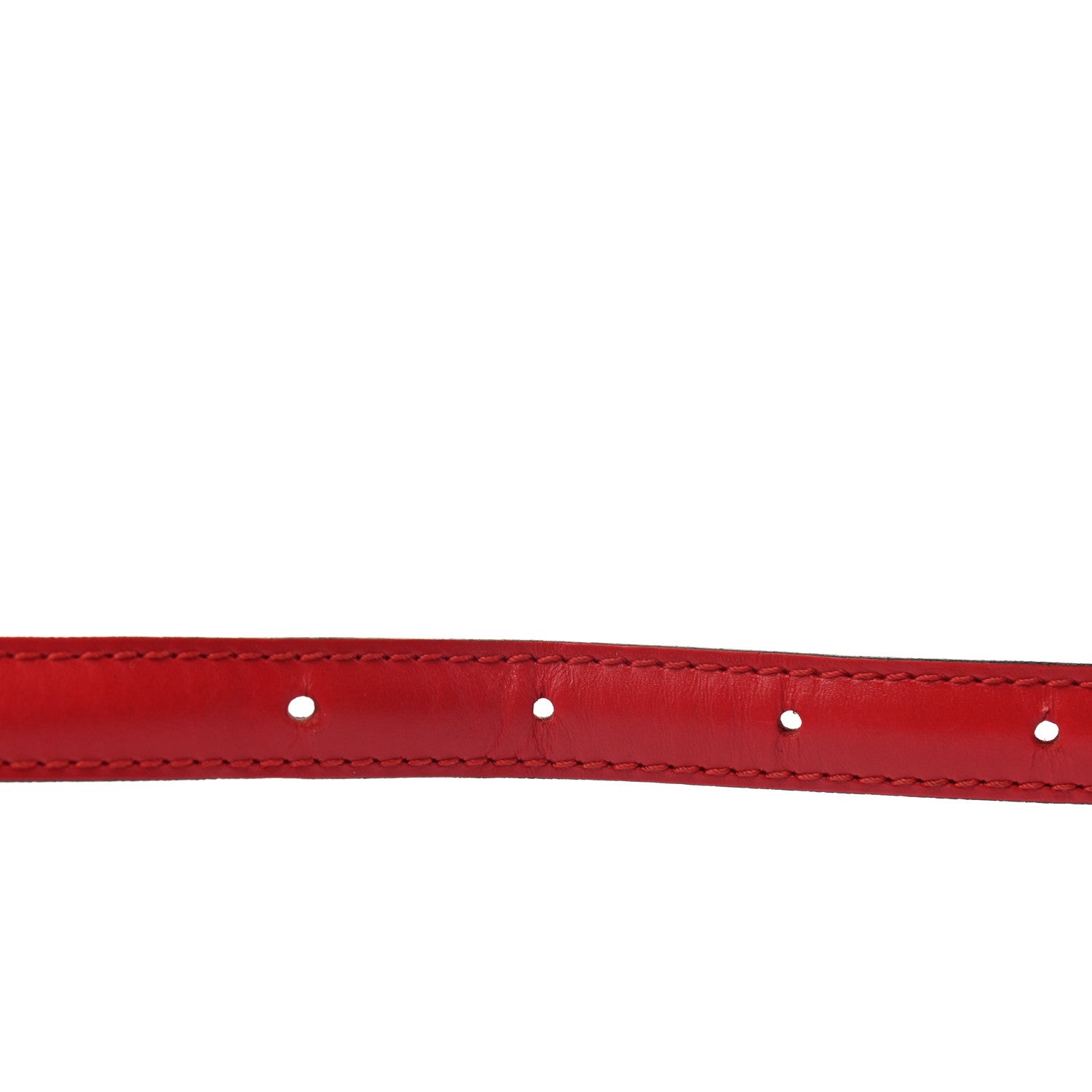 Louis Vuitton Calfskin 16mm Adjustable Shoulder Strap Red 3 of 6