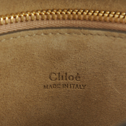 Chloe Calfskin Suede Medium Faye Shoulder Bag Motty Grey 6 of 8