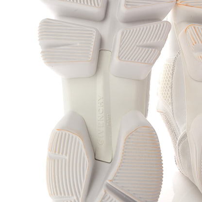 Givenchy Neoprene Suede Mesh Baisse Jaw Low Sneakers 37 White 8 of 12