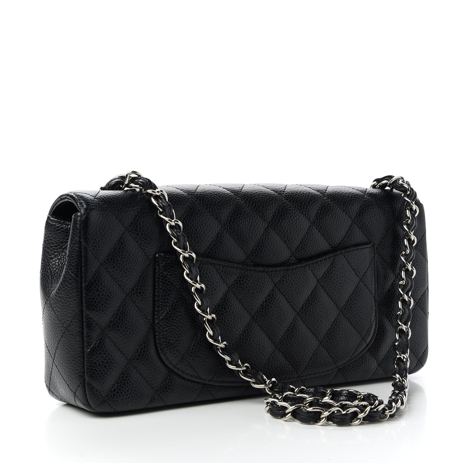 Chanel Caviar Quilted East West Flap Black 3 of 10