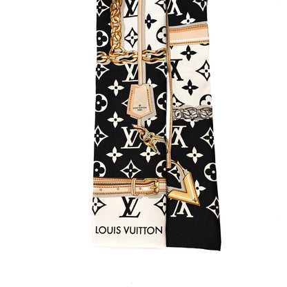 Louis Vuitton Silk Monogram Confidential Bandeau Black 2 of 4