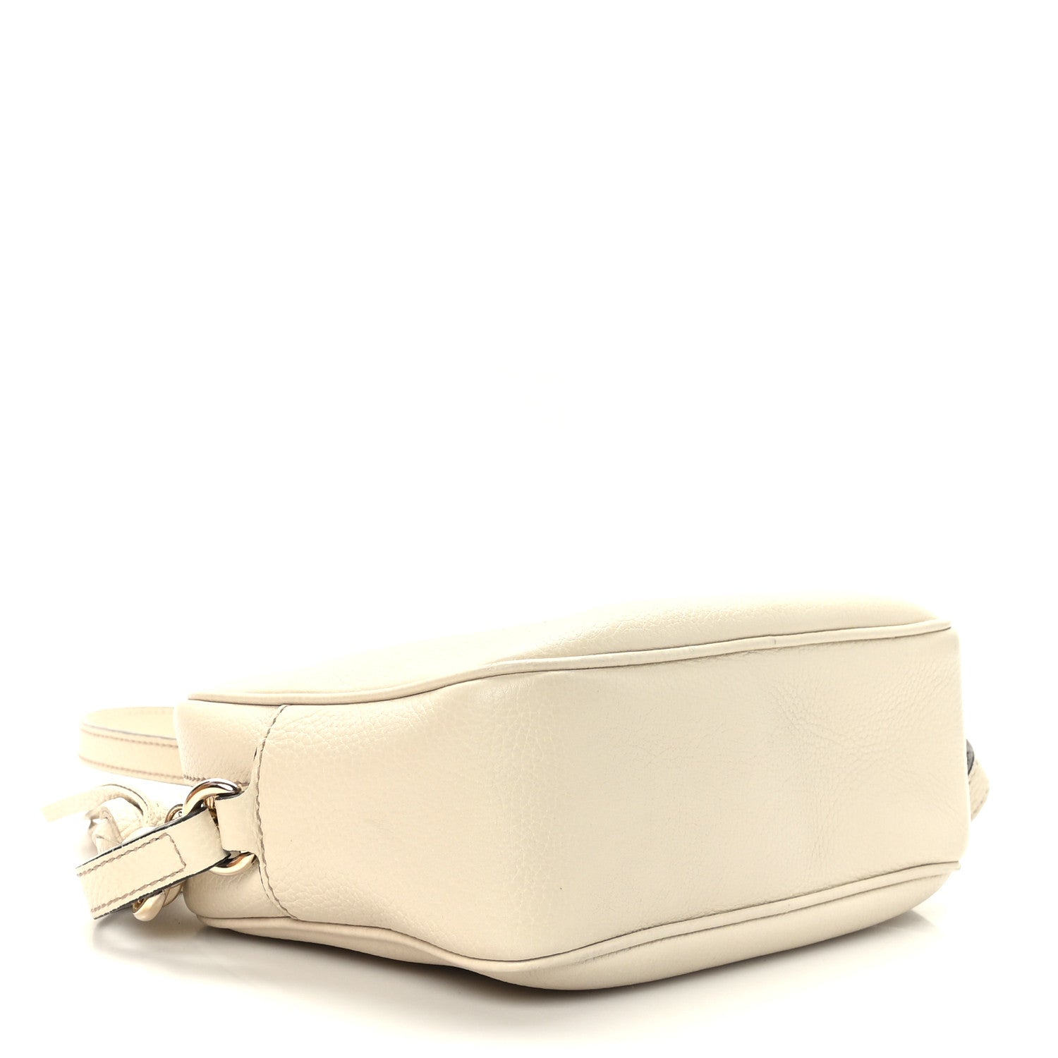 Gucci Pebbled Calfskin Small Soho Disco Bag Off White 4 of 9