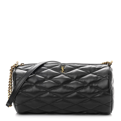 Saint Laurent Lambskin Monogram Small Sade Tube Bag Black 1 of 10