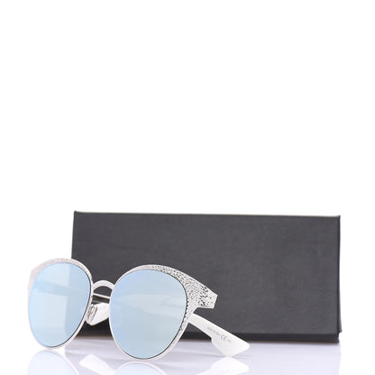 Christian Dior Metal Mirrored Unique Limited Edition Sunglasses Silver 10 of 10