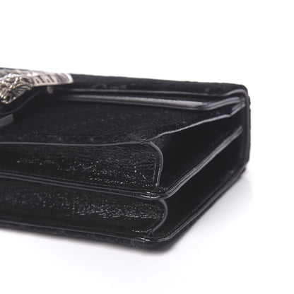Gucci Velvet GG Monogram Small Dionysus Shoulder Bag Black 9 of 10
