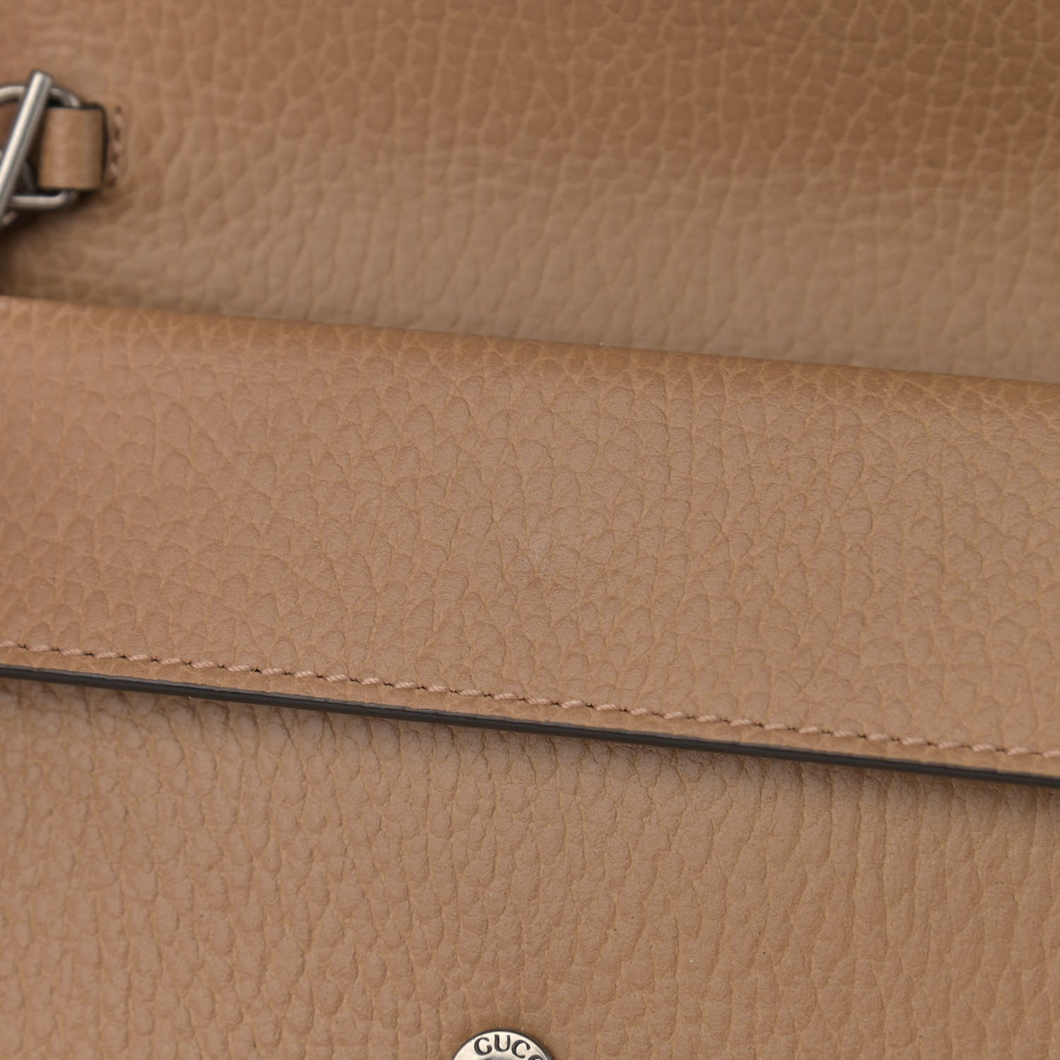 Gucci Dollar Calfskin Crystal Super Mini Dionysus Shoulder Bag Natural Tan Black Diamond 6 of 9
