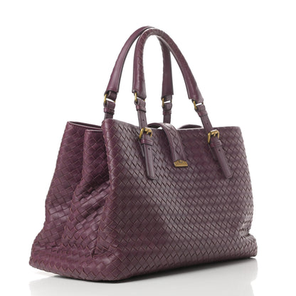 Bottega Veneta Nappa Intrecciato Medium Roma Tote Opera 3 of 14