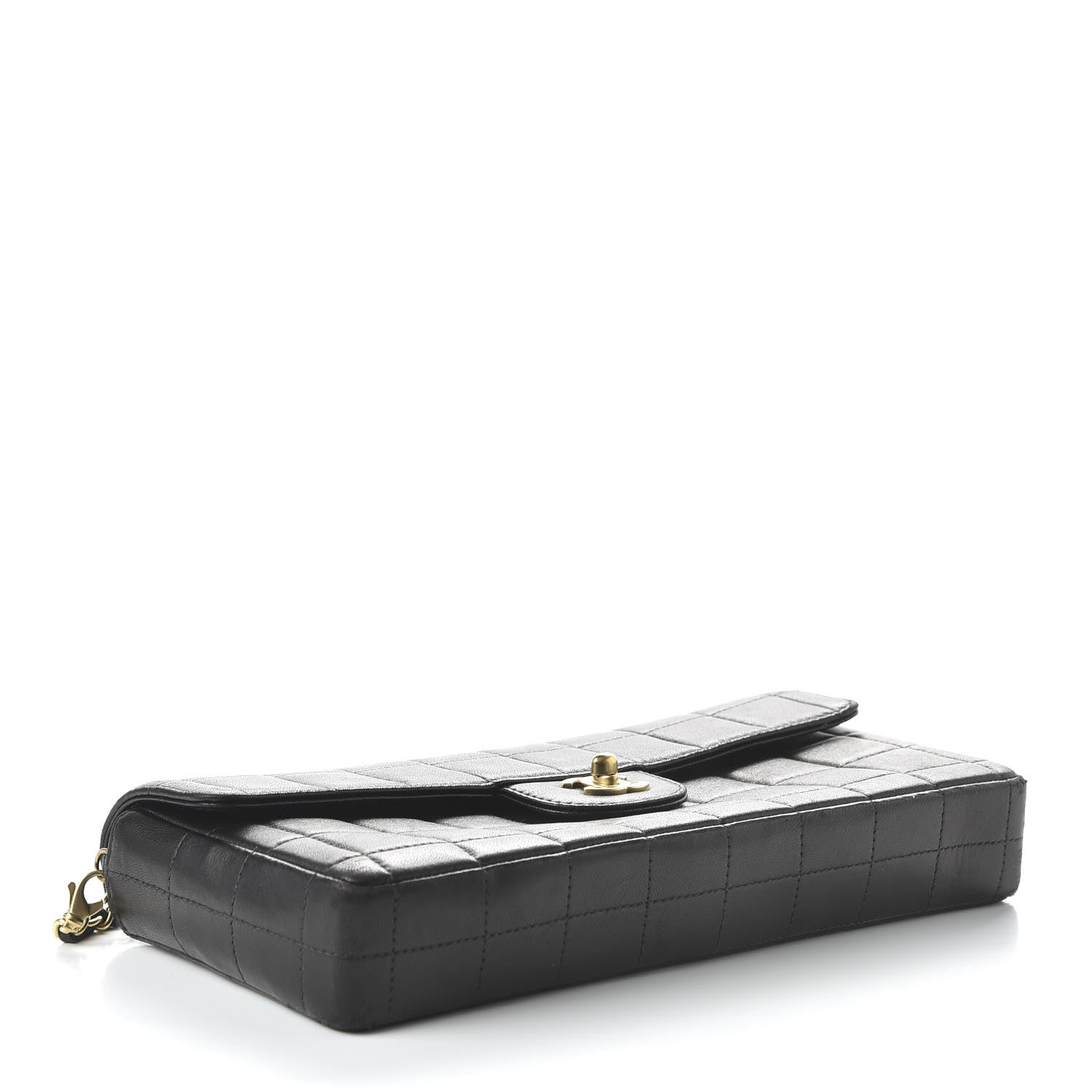 Chanel Lambskin East West Chocolate Bar Flap Black 4 of 10