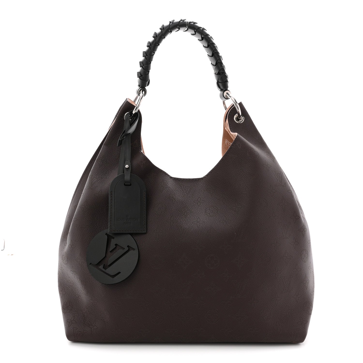 Louis Vuitton Mahina Carmel Hobo Chocolate 1 of 10