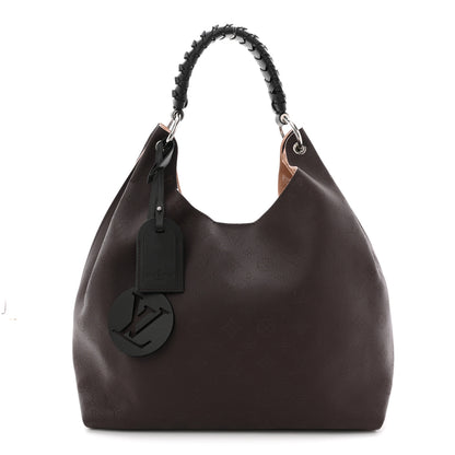 Louis Vuitton Mahina Carmel Hobo Chocolate 1 of 10