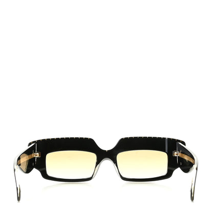 Gucci Acetate Crystal Embellished Sunglasses GG0782S Black Gold 6 of 8