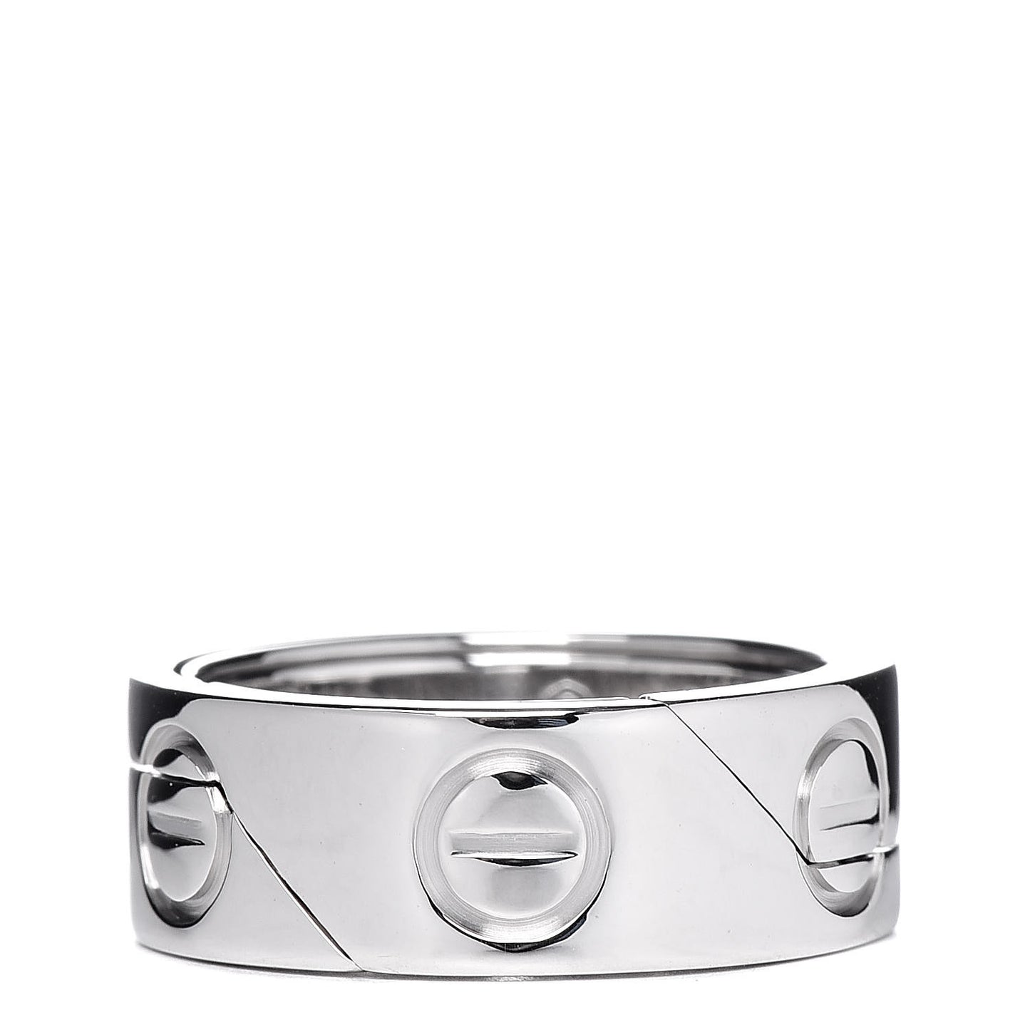 18K White Gold 7mm Astro LOVE Ring 50 5.25