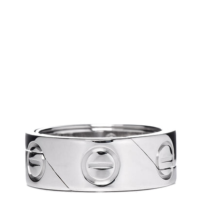 Cartier 18K White Gold 7mm Astro LOVE Ring 50 5.25 1 of 7