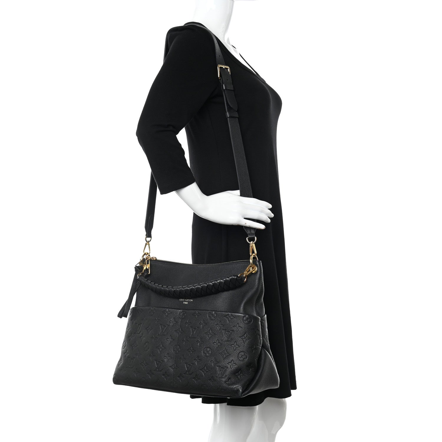 Louis Vuitton Empreinte Maida Hobo Black 2 of 9