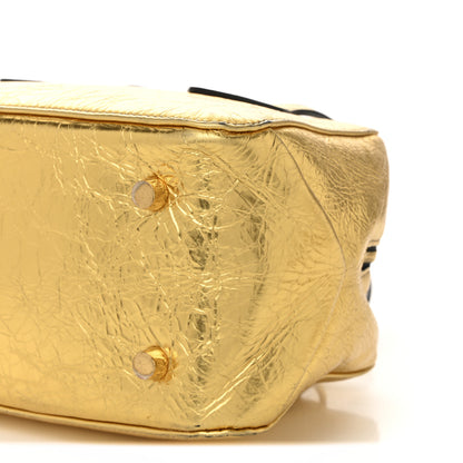 Khaite Metallic Calfskin Small Maeve Bag Gold 9 of 10