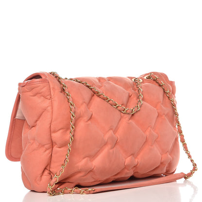 Chanel Iridescent Calfskin Quilted Large Chesterfield Flap Pink 3 of 10